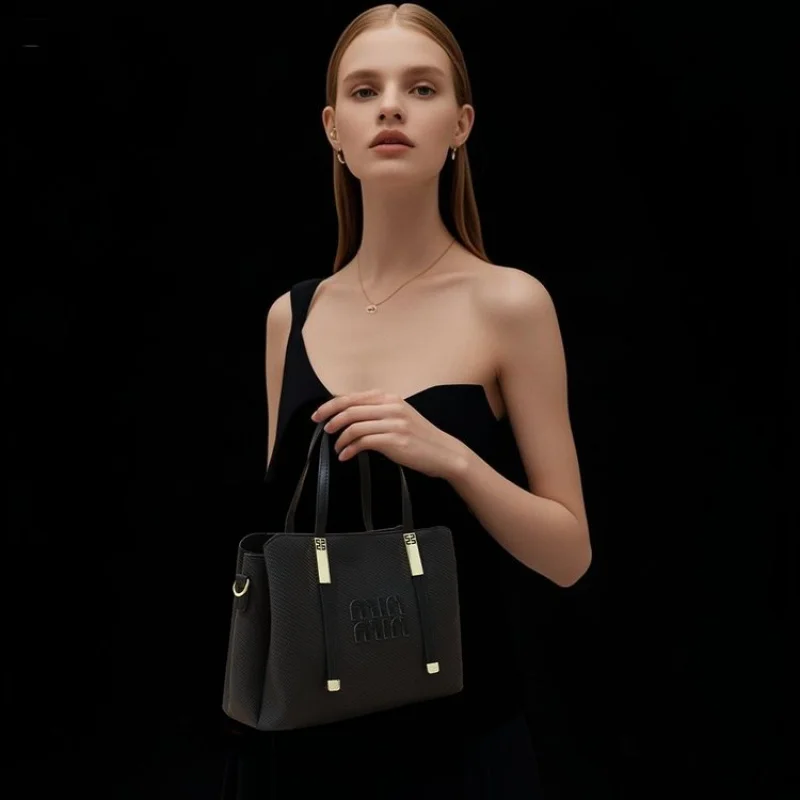 

women vintage satchel bag medium pu leather handbag classic buckle design multiple pockets work office commute bag