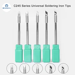 Phonefix C245 C470 Multi Type Solder Iron Tips for JBC i2C Aixun Aifen Soldering Station T245 T470 Welding Handle Welding Tips