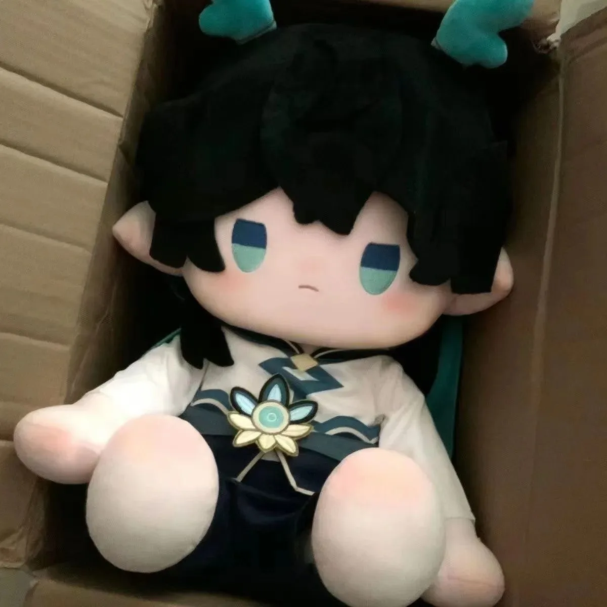 

40CM Anime Game Honkai: Star Rail Imbibitor Lunae Soft Plush Doll Body Dress Up Stuffed Toy Sitting Posture Pillow Adorable Gift