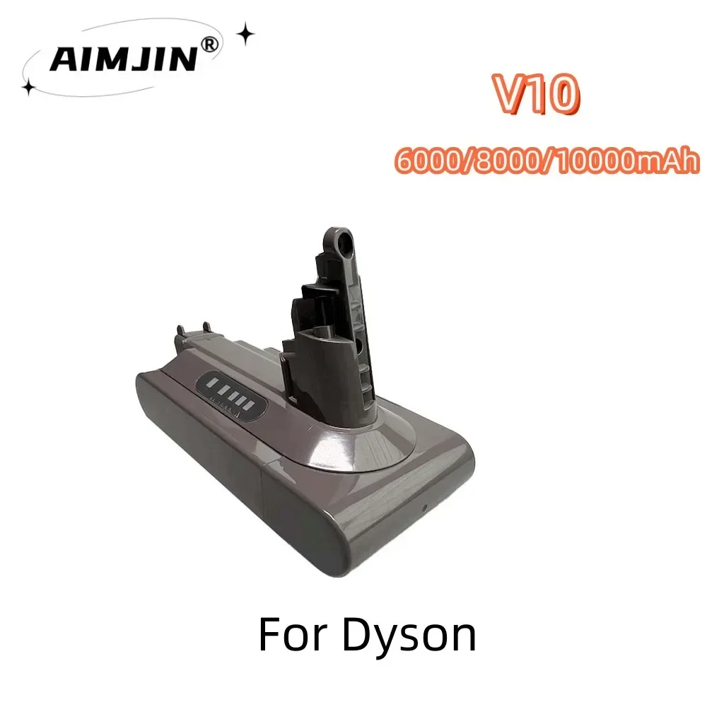 

For Dyson V10 Replacement Battery 25.2V 6.0/8.0/10.0Ah Lithium-ion Battery Compatible with Cyclone Animal Cordless Vacuum Clea