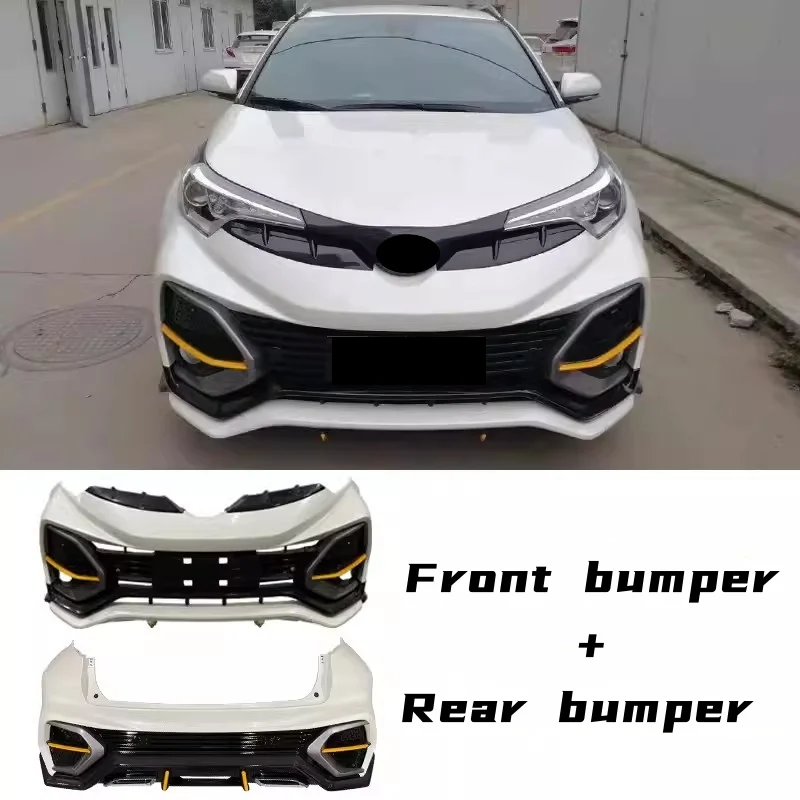 Body Kit for Toyota CHR IZOA modified Sport Style Surround Front bumper Rear bumper Assembly Car Accessories