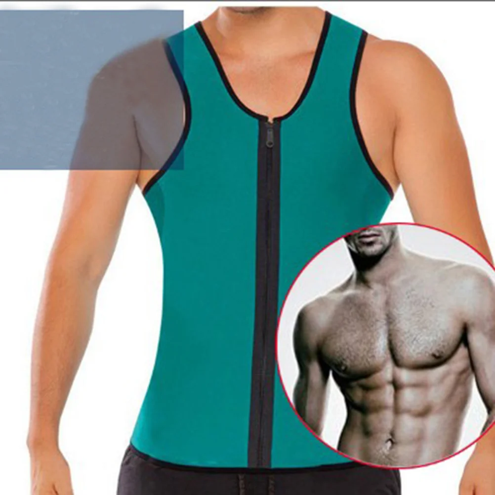 

Waist Trainer Vest Neoprene Slimming Corset Body Shaper Zipper Tank Neck Design Workout