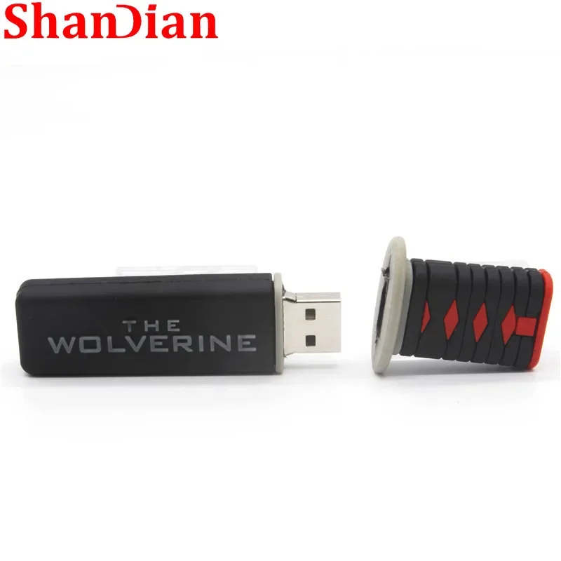 Мультяшный меч самурая флэш-накопитель 64 Гб чёрная ручка 32 Гб карта памяти 16 Гб внешнее хранилище 8 Гб U-диск 4G USB Деловой Подарок