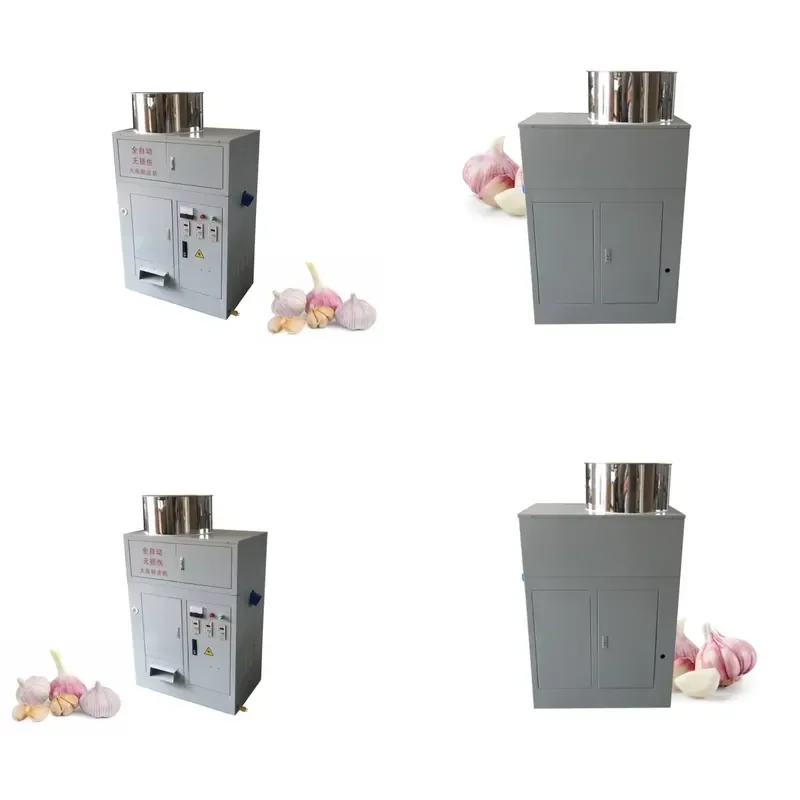 

SFW Certificate High Peel Rate Motor Garlic Peeler & Sheller Machine with PLC for Kitchen Use 220V 600W