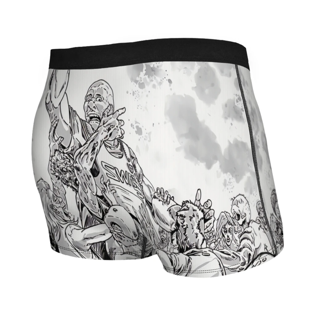 Zombie Attack The Walking Dead Underpants Homme Panties Male Underwear Ventilate Shorts Boxer Briefs