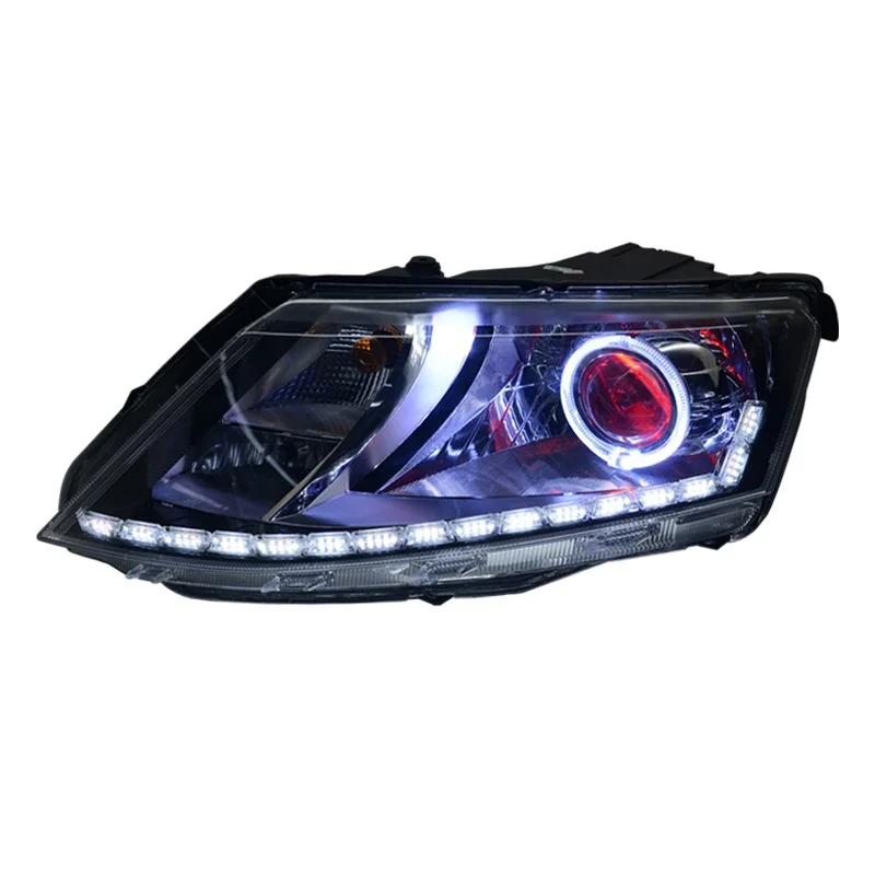 Car modified xenon headlights for 2013-2019 Skoda Rapid Spaceback headlight assembly modified lens xenon lamp led bifocal lens