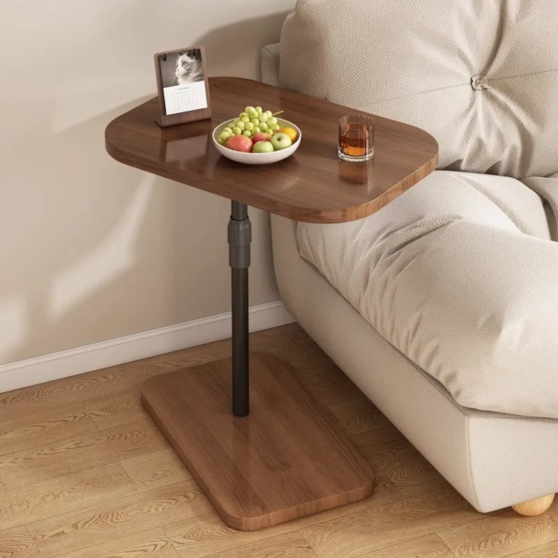 

Lifting side table sofa side table movable rotating coffee table small table bedroom creative small bedside rack