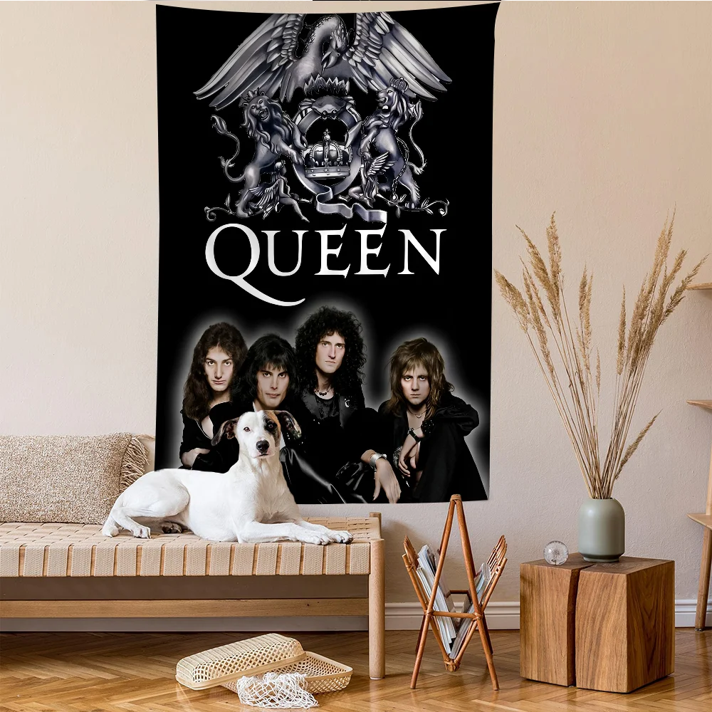 ملكة كرتون نسيج معلق على الحائط ، فن الخيال العلمي ، ديكور المنزل