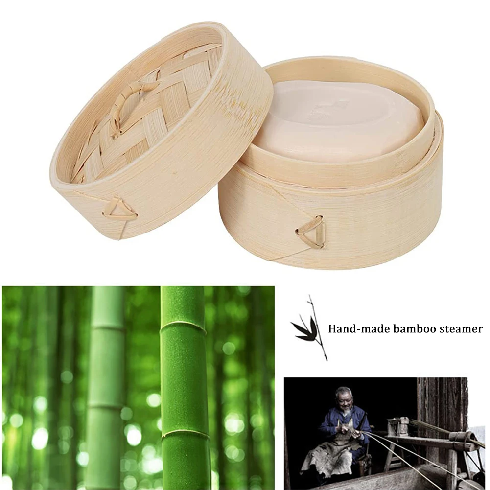 Bamboo Steamer Steamed Buns Dim Sum Rice Home Kitchen Taro Dumplings Steamer Rack Steaming Tray With Cover Home Cooker