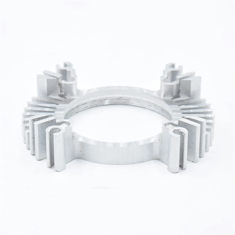 Radiador de perfil de alumínio com luzes personalizadas, aparelho de motocicleta, radiador de luz LED extrudado, radiador de girassol