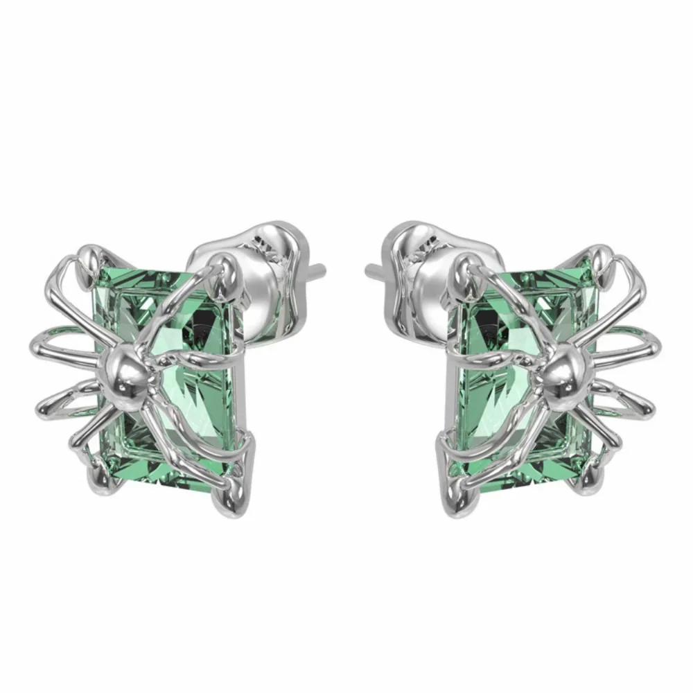 

KVK Moissanite style spider form design sense of simplicity temperament jewelry cold wind earrings Moissanite style