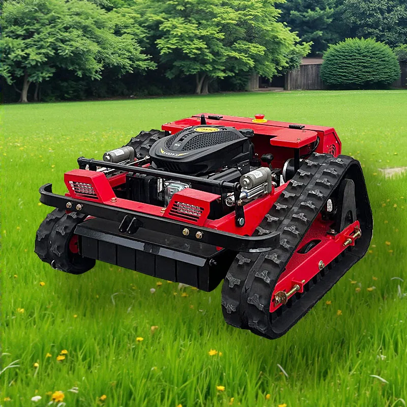 

Remote Control Gas Lawn Mower for Slope Garden Large Area Efficient Grass Cutting