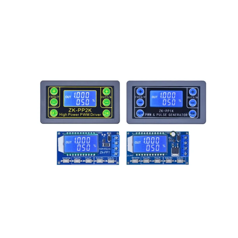 ZK-PP1K Dual Mode Signal Generator ZK-PP2K PWM Motor Speed ​​Controller Regulator 8A 150W Frequency Duty Cycle Adjustable Module