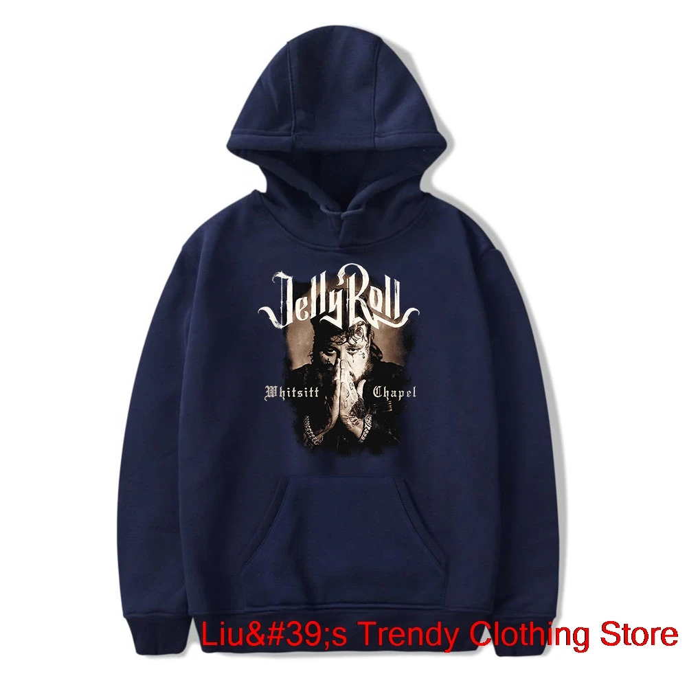 Jelly Roll Whitsitt Chapel Hoods 앨범 투어 Merch 여성 남성 패션 캐주얼 긴팔 스웻셔츠 탑