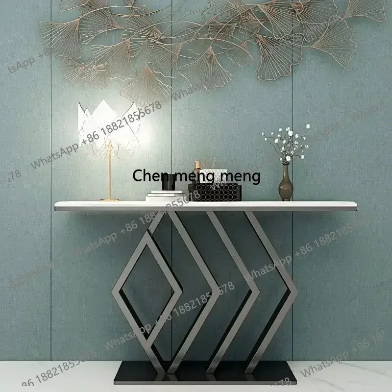 

D182Hotel Removable Living Room Table Metal Classic Nordic Design Table Corner Vintage Hall Tisch Wohnzimer Hallway Furniture