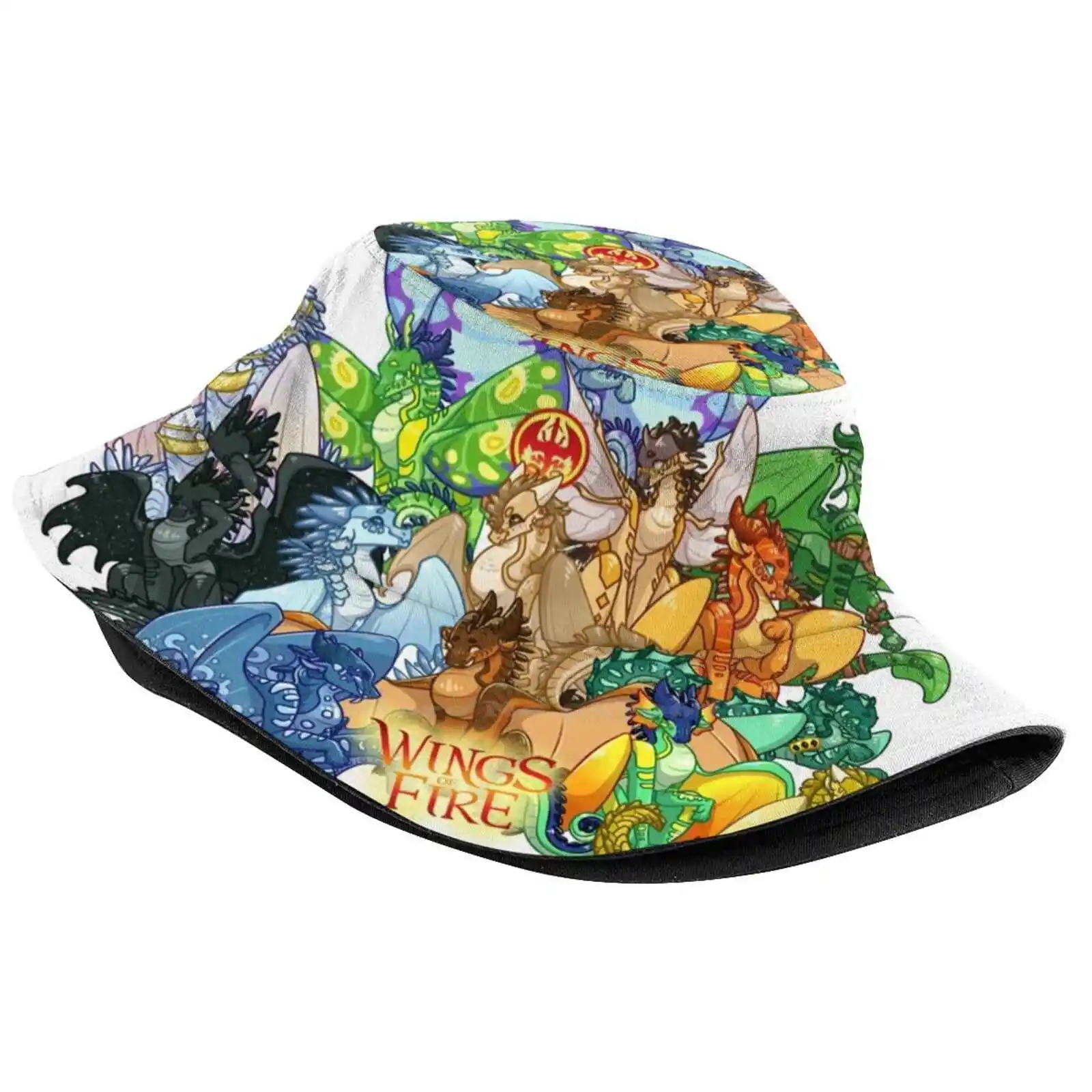 Of Fire Unisex Fashion Women Men Breathable Bucket Hats Wings Of Fire Wof Tui Sutherland Blue Luna Sundew Cricket Snowfall