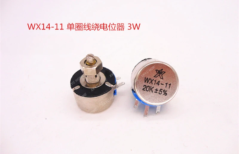 

WX14-11 (with lock neck) single coil around the potentiometer 3W 1K 2K2 4K7 10K 20K 22K