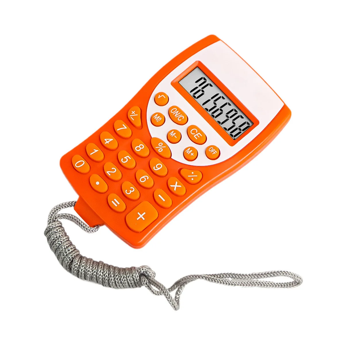 Popular Cute Color Small Size with Hanging Rope, Handheld High Appearance Mini Calculator, Portable Cartoon Gift, Direct Sales