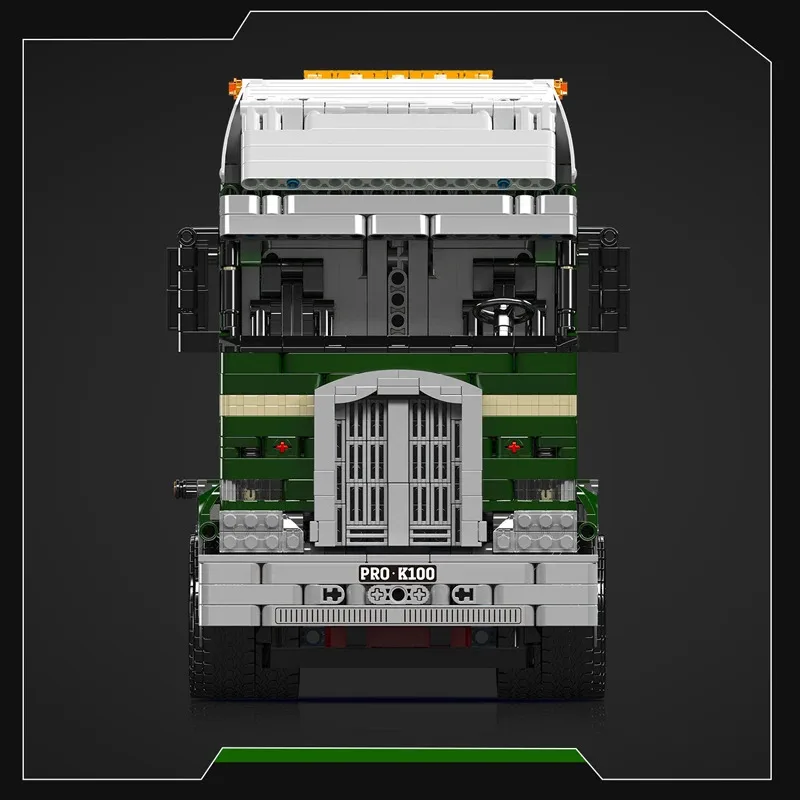 Mold King 13202 Technische Auto Speelgoed De Gemotoriseerde K100 Aerodyne Tractor Truck Bouwsteen Baksteen Montage Kinderen Kerstcadeau