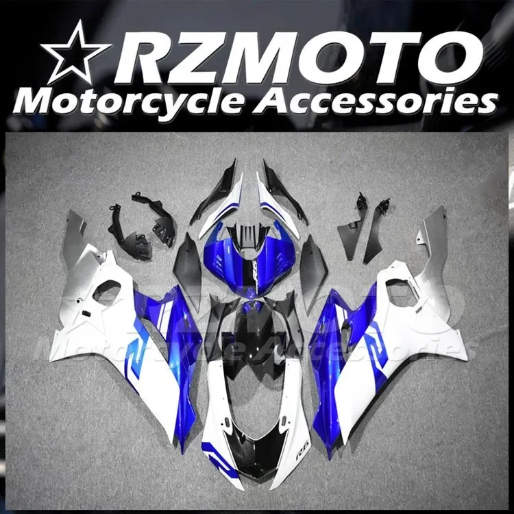 

4Gifts New ABS Fairings Kit Fit For YAMAHA YZF-R6 R6 2017 2018 2019 2020 2021 2022 17 18 19 20 21 22 Bodywork Set Blue Silver