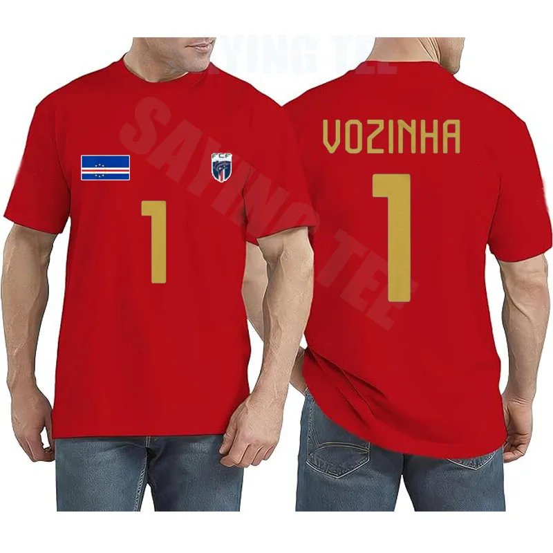 Kap Verde Vozinha 1 Torwart-Trikot T-Shirt Cabo Verde Fußball Herren Sportbekleidung Kap Verde Stolz Unisex Spruch-T-Shirt Top – Detail 11