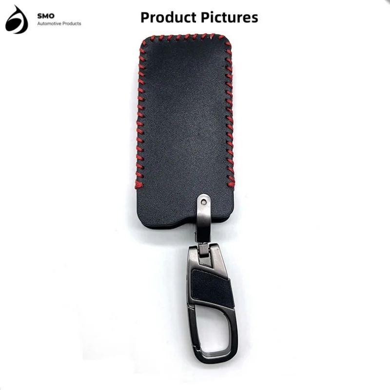 For 2020 New Chery Tiggo 8 and 7 Tiggo 2020 Tiggo 5x Car Key Bag Leather Cover Buckle Cowhide Key Protector