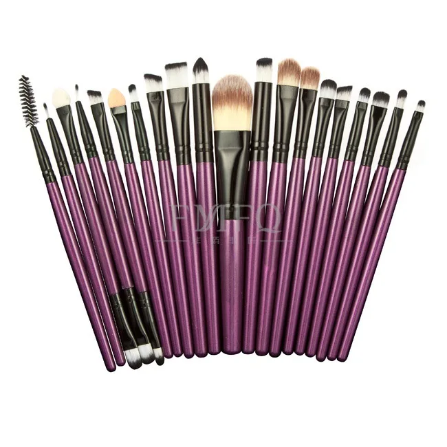 

20 pcs makeup brushes Kit Professional Foundation Powder Eyeshadow Eyeliner Lip pinceis de maquiagem Cosmetic make up Brushes