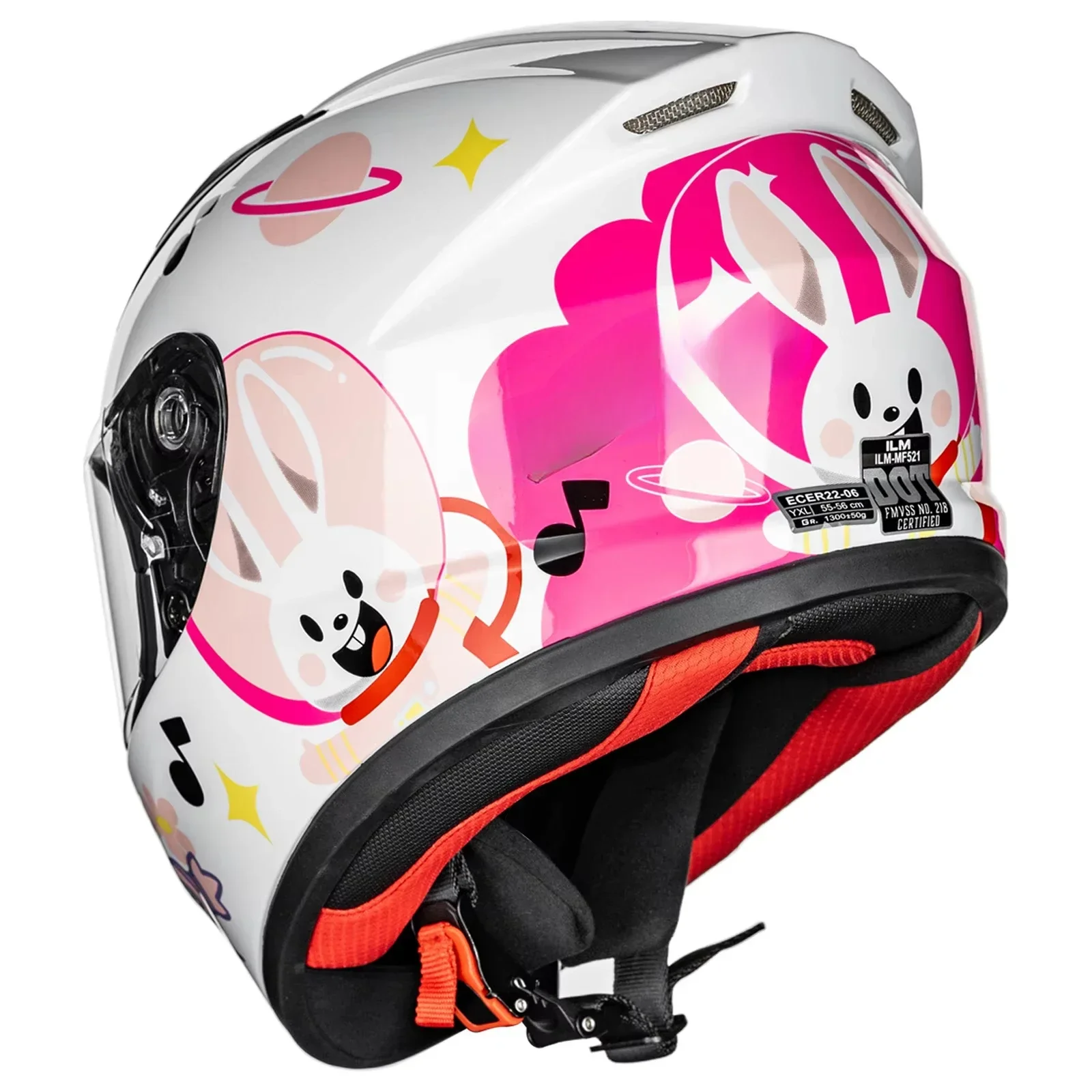 Hot Selling ILM Youth Kids Full Face Motorcycle Helmet DOT ECE Motocross ATV Dirt Bike Street Bike Helmet Model MF521