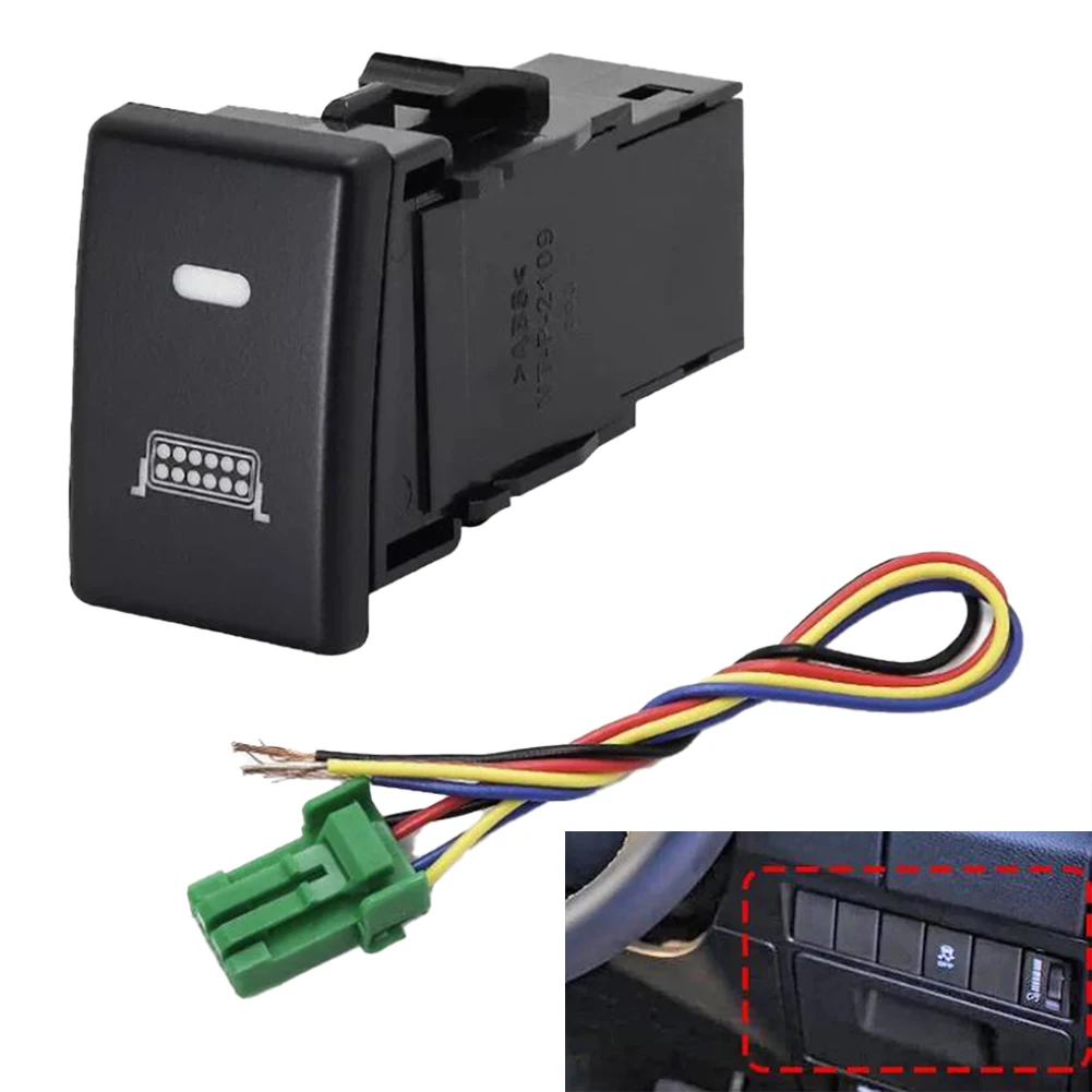 Vehicle Switch Button Control Switch Button Easy Installation Design As Shown In The Figure Car Dashboard Installation