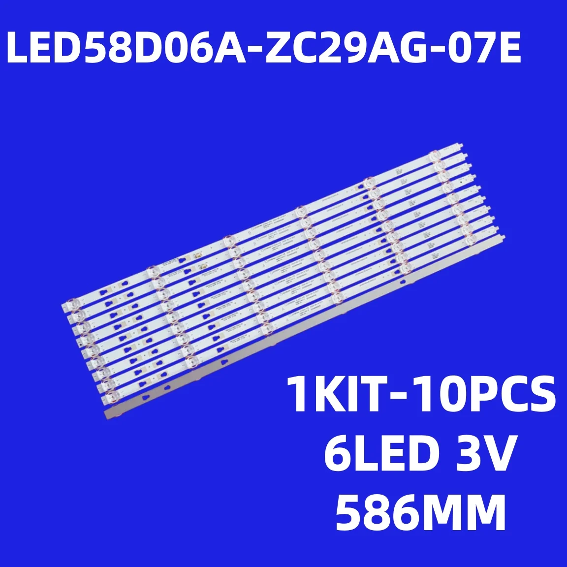 LED para LED58D06A-ZC29AG-07E 30358006005E LT-58MAW595 LT-58MAW705 ONN 100069454 WR58UX4019 RTRU5827-UC Haier 58 Smart TV BX MX