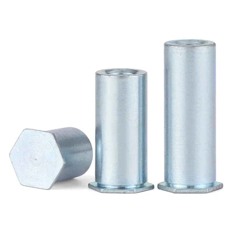 Rivet stud blind hole BSO riveting piece Pressure plate screw nutM2 M2.5 M3  hexagon head blind hole studs view 5