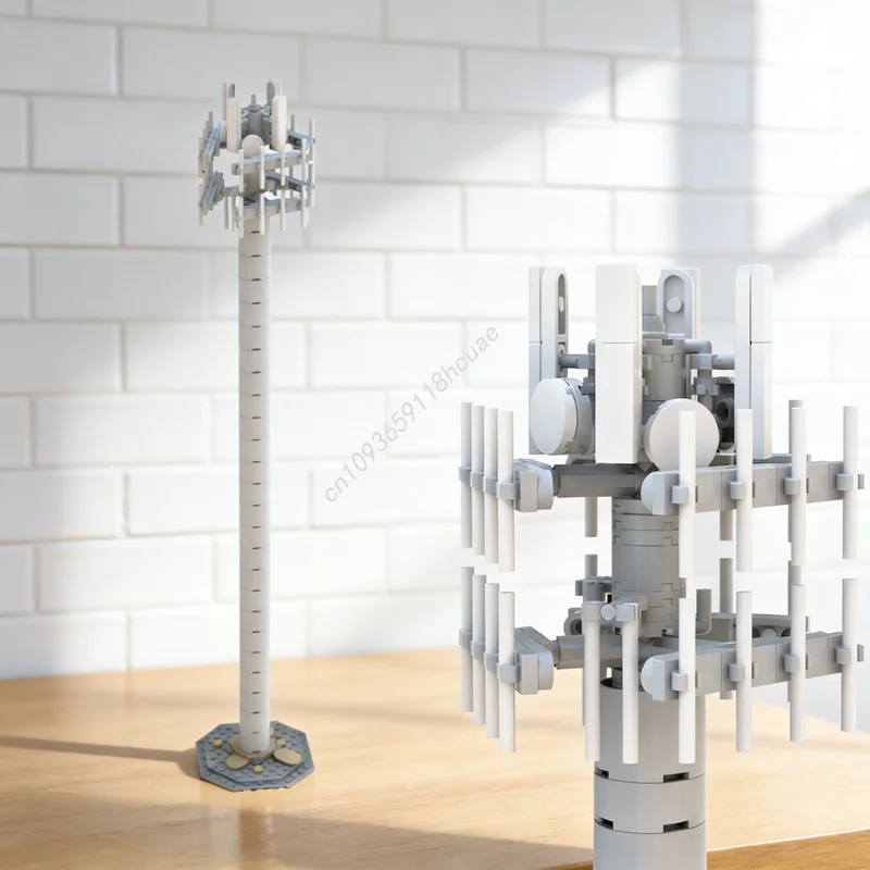 

228pcs MOC Cell Tower City Model Building Blocks Assemble Architecture Creative Idea DIY Education Christmas Gift Brick Toy Kids