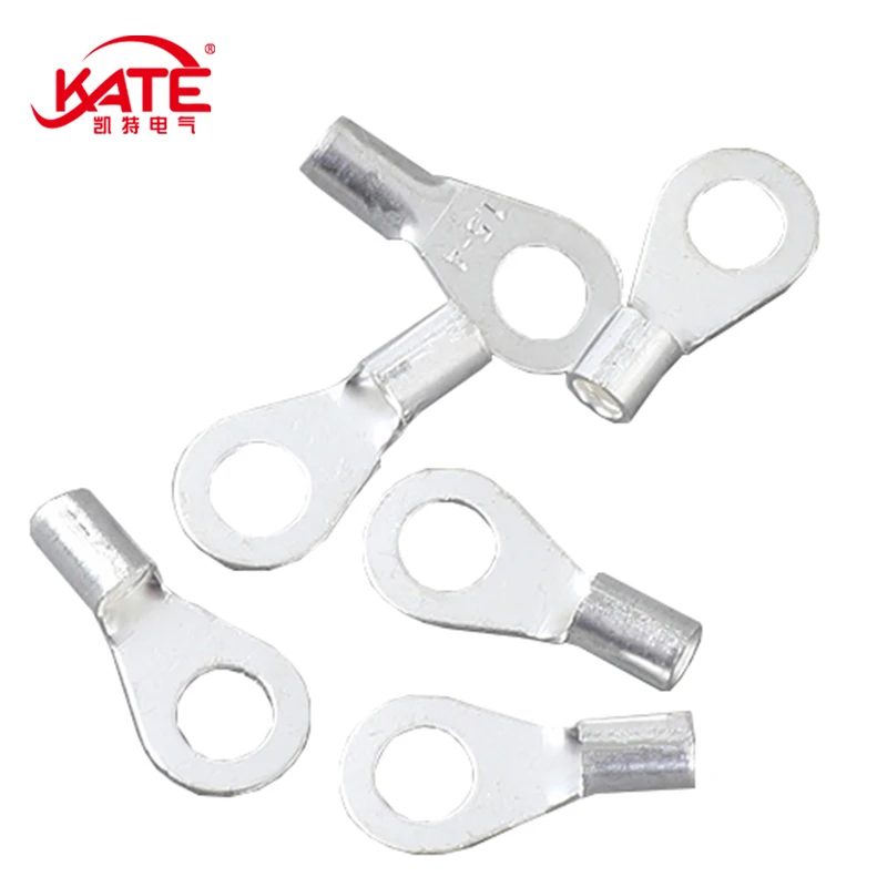 100PCS OT Terminal Block O-Type Ring Type Crimp Terminal Cable Wire Connector Terminal Block Electrical Connector 20-16 AWG