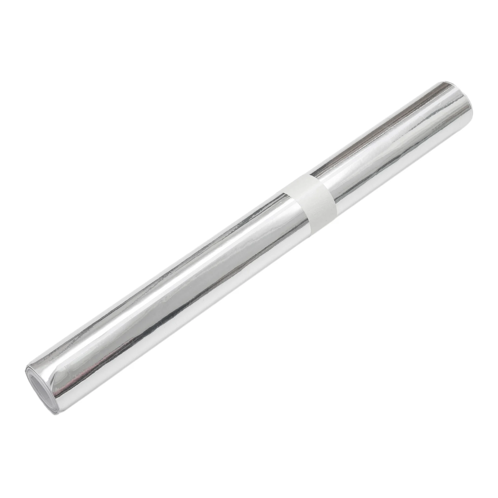 

1 Piece Roll Silver Chrome Mirror Vinyl Wrap Film Stretchable Thin 12x60inch Decal Anti-UV Waterproof Car Stickers