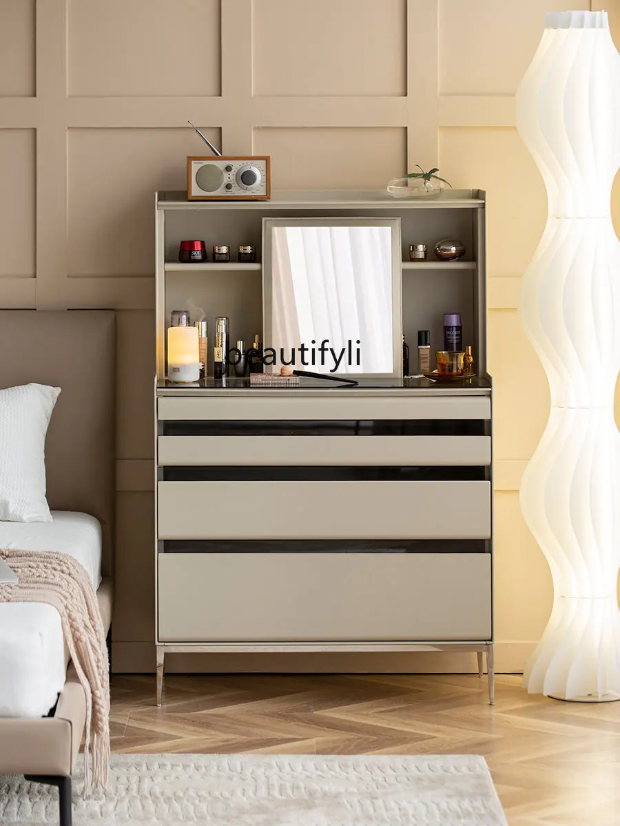 

Light Luxury Dresser Jewelry Cabinet Integrated Chest of Drawers Storage Home Bedroom Cloakroom Locker