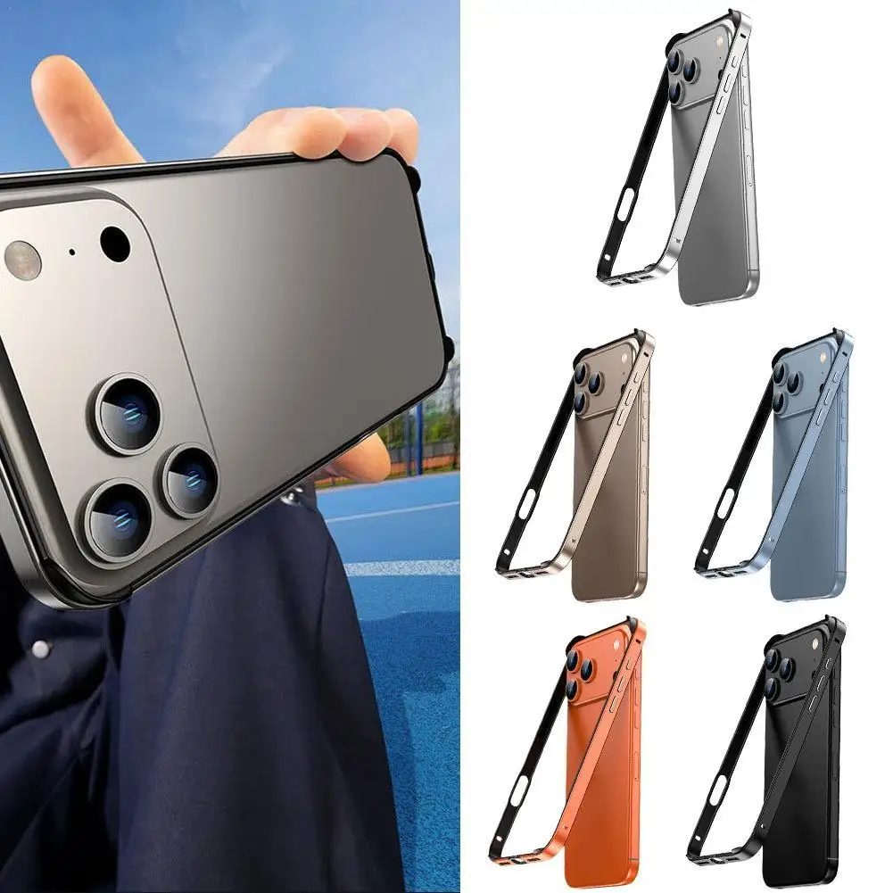 آيفون 17 / 17 برو / 17 برو ماكس / إطار الهاتف الواقي الجوف خارج تبديد الحرارة مكافحة قطرة الغطاء الواقي 2025 #1