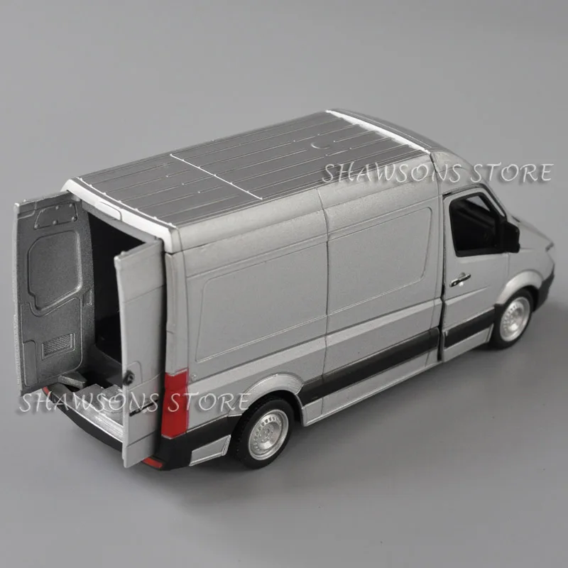 1:38 Scale Diecast Model Toy Mercedes Benz Sprinter Van MPV Miniature Replica Pull Back