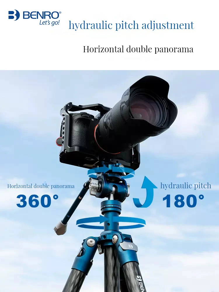 Штатив из углеродного волокна BENRO Bluebird CB258CK с максимальной нагрузкой 4,5 кг