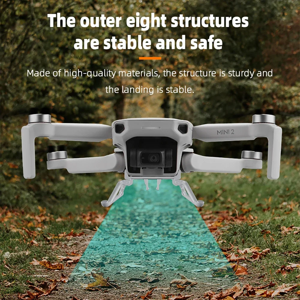 BRDRC Landing Gear for DJI Mini 4K/Mavic Mini2/Mini SE Lightweight Extender Long Leg Foot Stand Expansion Protector Accessories - Image 2
