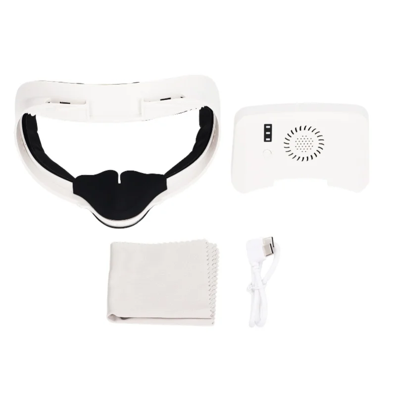 مروحة توزيع الغاز 3 سرعات تبديد الحرارة تمنع تعفير مروحة تبريد الوسادة الناعمة لـ Quest 2 VR