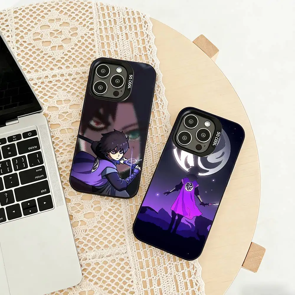 

s-Scissor Seven anime Phone Case For iPhone 17,16,15,14,13,12,11 Plus,Pro Max,XS,Colored silver phone case