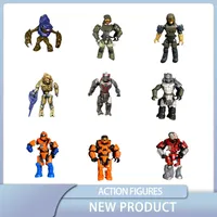 Mega ConstruSE Blocks HALOINFINTE Halos Heroes Action Figures 5.5cm Armor Detachable in Stock N Box