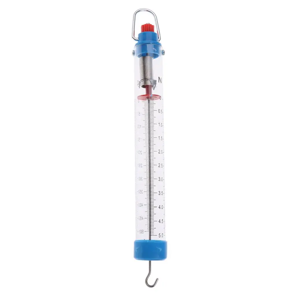 5N Spring Dynamometer Force Gauge Meter Educational Newton Meter for School Physics Lab Experiment