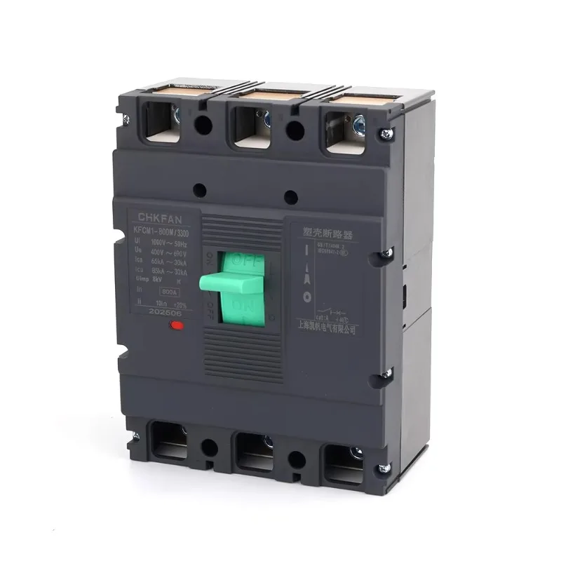 

KFCM1 Molded case circuit breaker high-performance electrical switch 4-pole 800 type
