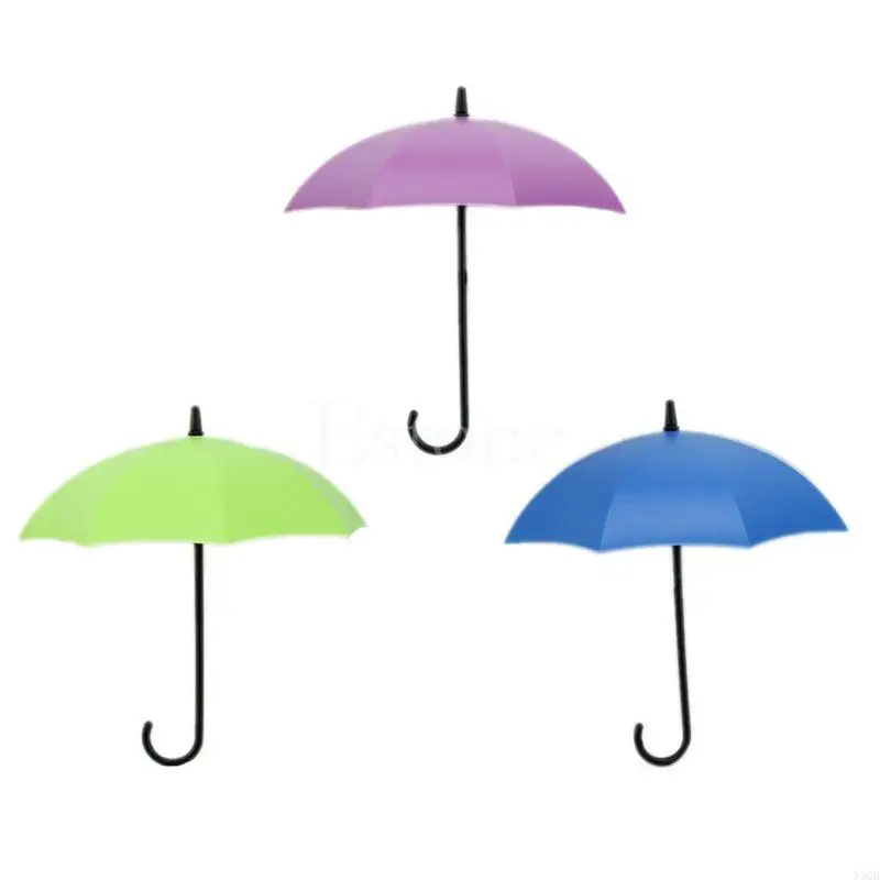 

2025 New 3X Umbrella Wall Hook for Key Spectacles Hanger Coin Holder