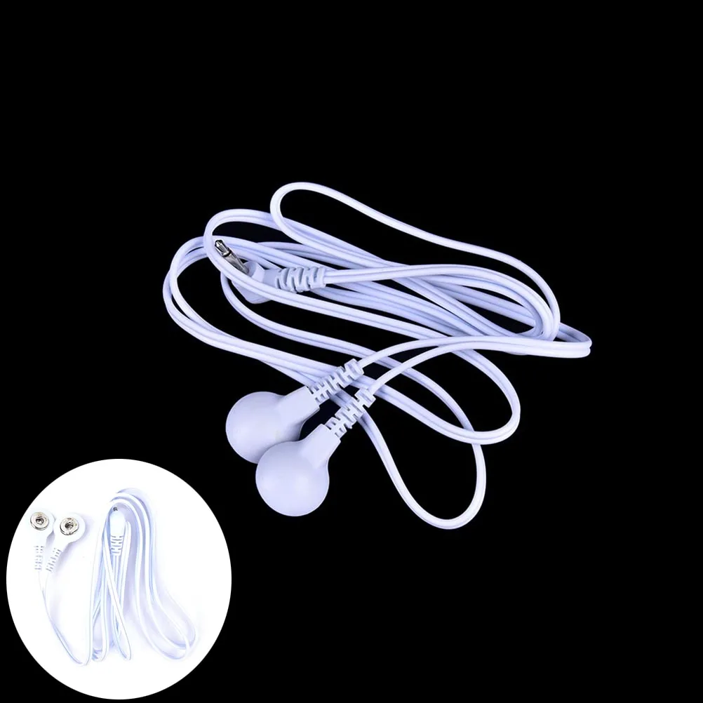 3.5mm 2 Button 2 In 1 Electrode Lead Wires Connecting Cables for Therapy Machine