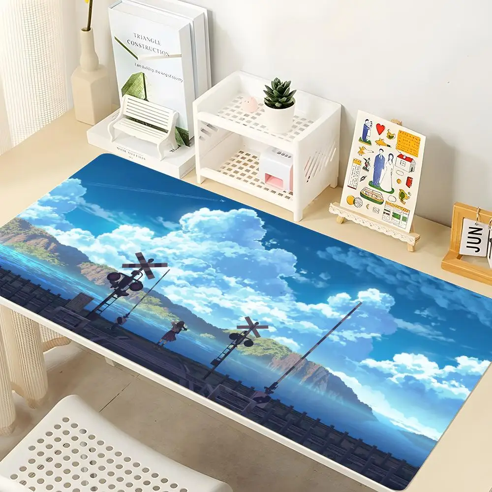 

Anime Sky Landscape Mouse Pad Gaming Mousepad Large 900x400X2mm MouseMat Gamer Mause Carpet PC Desk