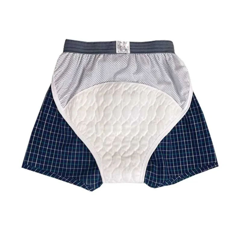 

Elderly Diaper Underwear Pure Cotton Washable Breathable Male Incontinence Postoperative Patients Leak Proof Nursing Pants