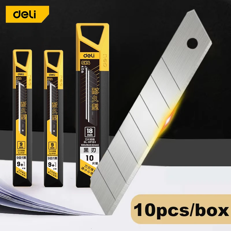 

10/50Pc 18mm Utility Knife Replacement Blades,snap-off Blades Fits18mmRetractable Cutting Knives, Hobby, Craft Knife, Box Cutter