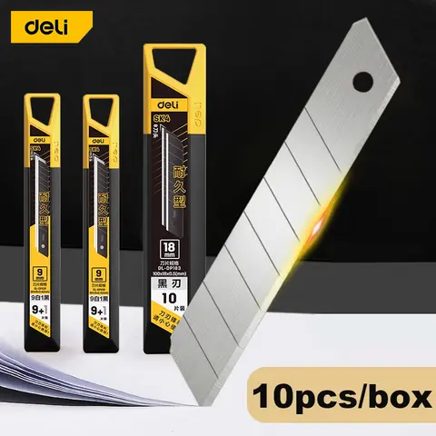 10/50Pc 18mm 유틸리티 나이프 교체 블레이드, 스냅 오프 블레이드 Fits18mmRetractable 커팅 나이프, 취미, 공예 칼, 박스 커터